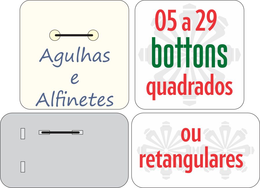 05 Bottons Personalizados